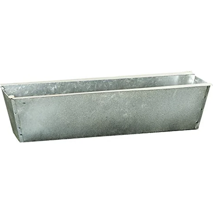 Spetebo Zink Pflanzkasten Einsatz für Europalette - 4 Stück/Silber - Blumenkasten Balkonkasten Pflanzenkasten – Bild 2