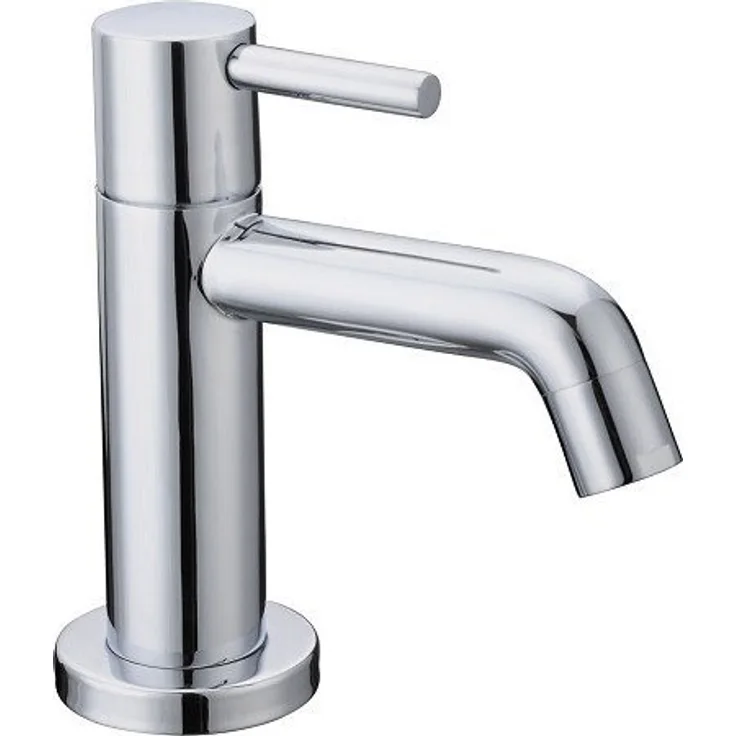 Primaster Kaltwasserarmatur Wien, Hochdruck Einhebelmischer mit verchromter Oberfläche, silber