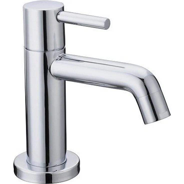 Primaster Kaltwasserarmatur Wien, Hochdruck Einhebelmischer mit verchromter Oberfläche, silber