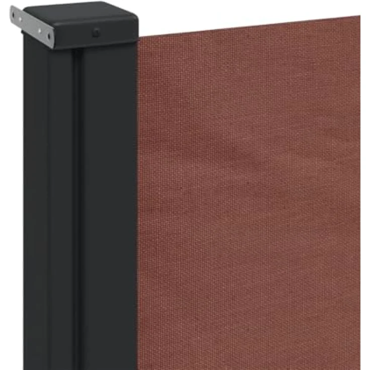 vidaXL Seitenmarkise Ausziehbar Braun 220x300 cm, Wasserfest, UV-beständig, Praktisches Design – Bild 7