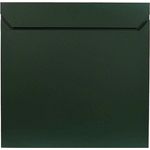 SafePost SP800 Design-Briefkasten, grün RAL6009 matt, mit integriertem Zeitungsfach