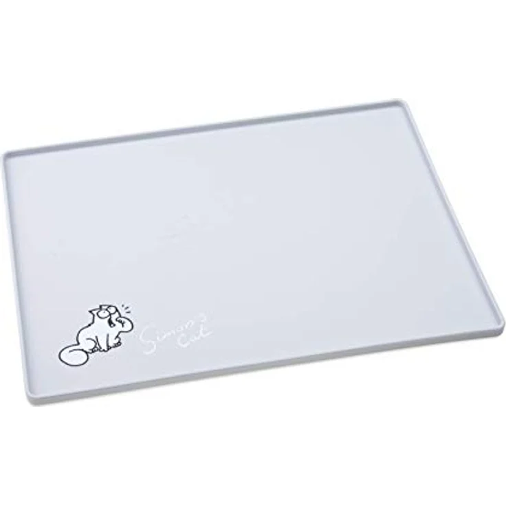 Simon's 522106 Cat Napfunterlage L: 40 cm B: 30 cm H: 1 cm hellgrau – Bild 1