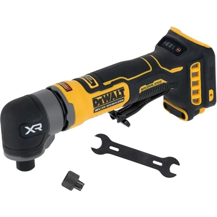 DEWALT 18V XR Akku-Winkelschleifer DCG421N-XJ, bürstenlos, kompakt, mit LED-Arbeitslicht und hoher Drehzahlregulierung – Bild 1