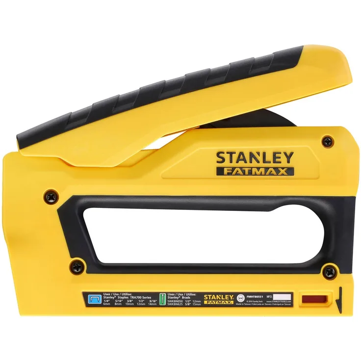 Stanley by Black & Decker Handtacker FMHT0-80551, 25% weniger Kraftaufwand, Nylon-Verbundmaterial, Schwarz