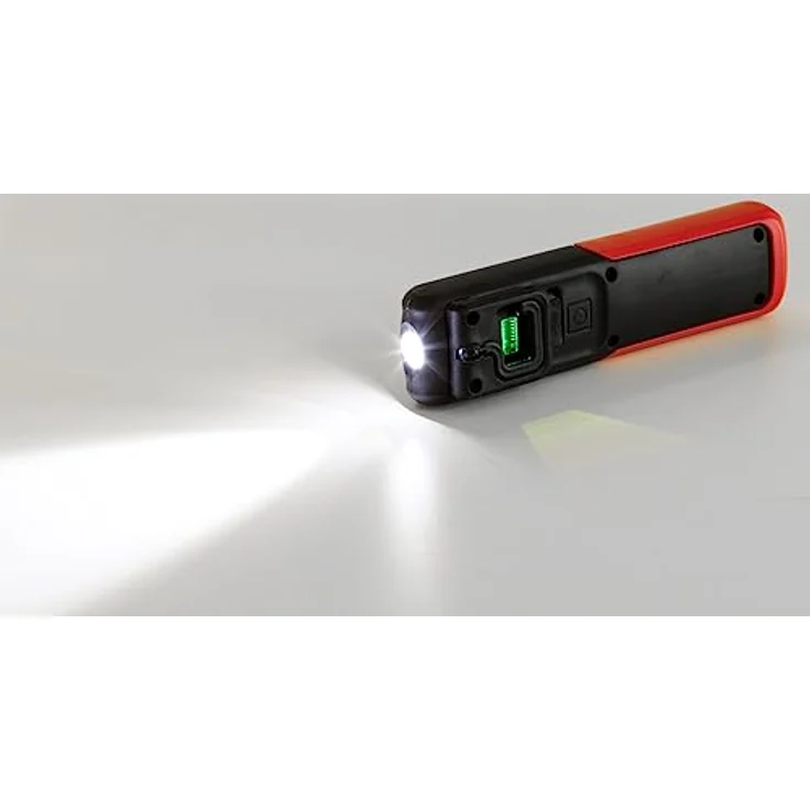 GEDORE red Arbeitslampe 2x 3W LED Akku USB Magnet, R95700023, mit Kopf LED und COB LED, Li-ion Batterie, schwenkbarer magnetischer Fuß, schwarz – Bild 2
