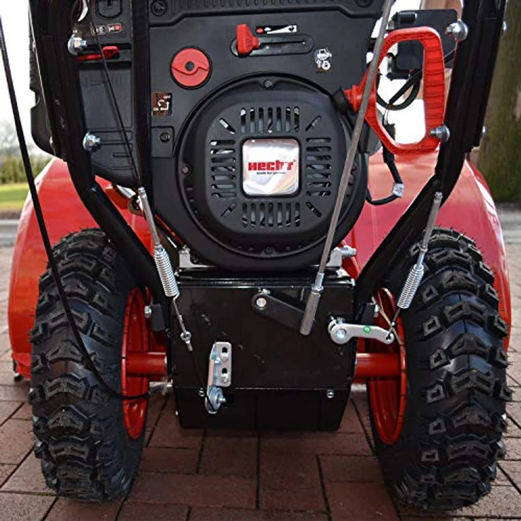 Hecht 9542 SQ, Benzin-Schneefräse mit 15 PS, Elektrostart, LED-Scheinwerfer, Griffheizung, 106 cm Arbeitsbreite, 51 cm Arbeitshöhe, 420 cm³, 15 m Wurfweite – Bild 9