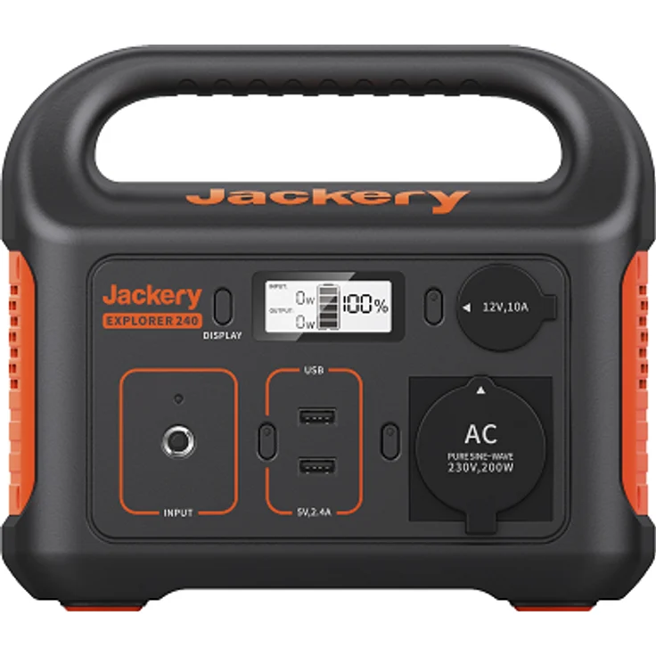 Jackery Tragbare Powerstation Explorer 240, 240 Wh Solargenerator Dauerleistung: 200 W Maximalleistung: 400 W 230 V, 12 V – Bild 2