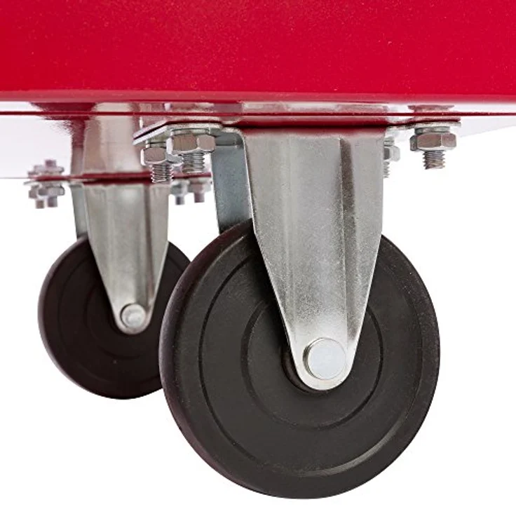 2x Werkstattwagen Werkzeugwagen Rollwagen Montagewagen Transportwagen Werkstatt - rot – Bild 4