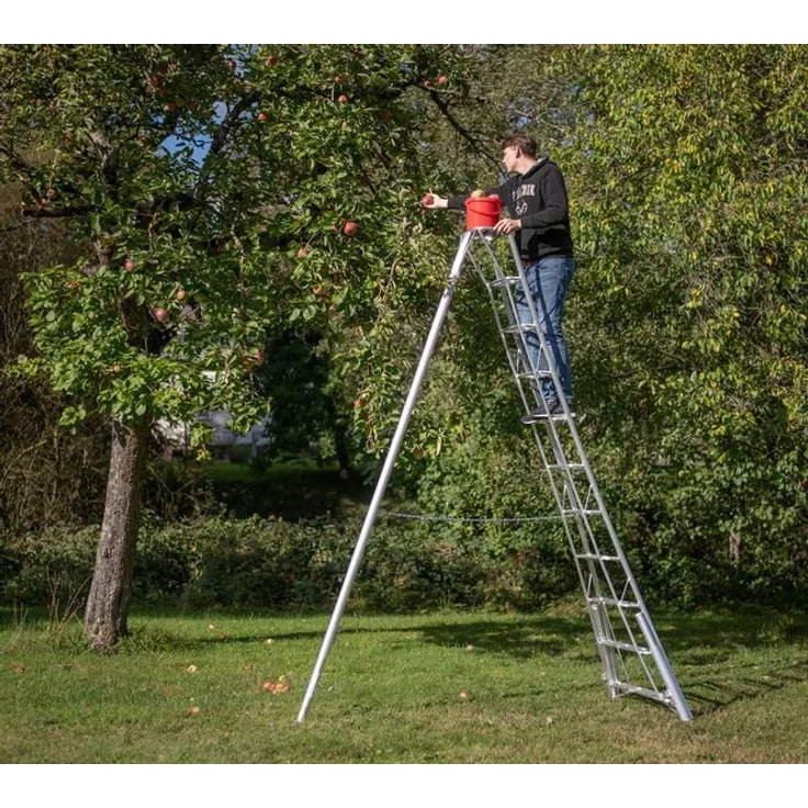 Niwaki 3-Holm-Gartenleiter 330cm, 150kg Traglast