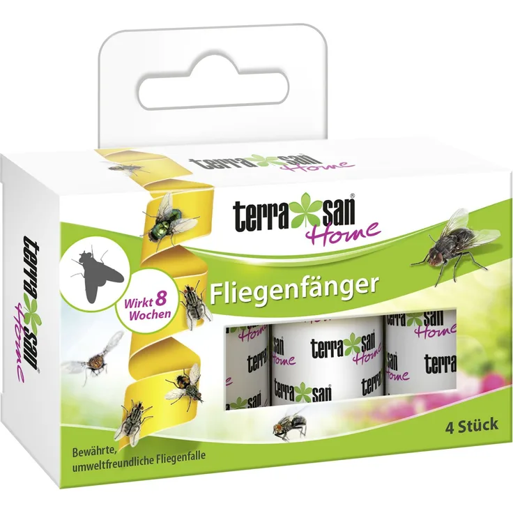 TERRASAN HOME Fliegenfänger, 4 Stück
