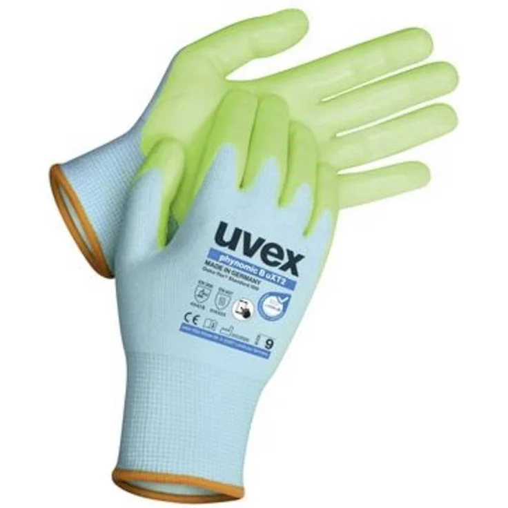 Uvex 6078006 60780 Schnittschutzhandschuh, hochflexibel mit uXT2-NBR-Beschichtung, 10 Paar