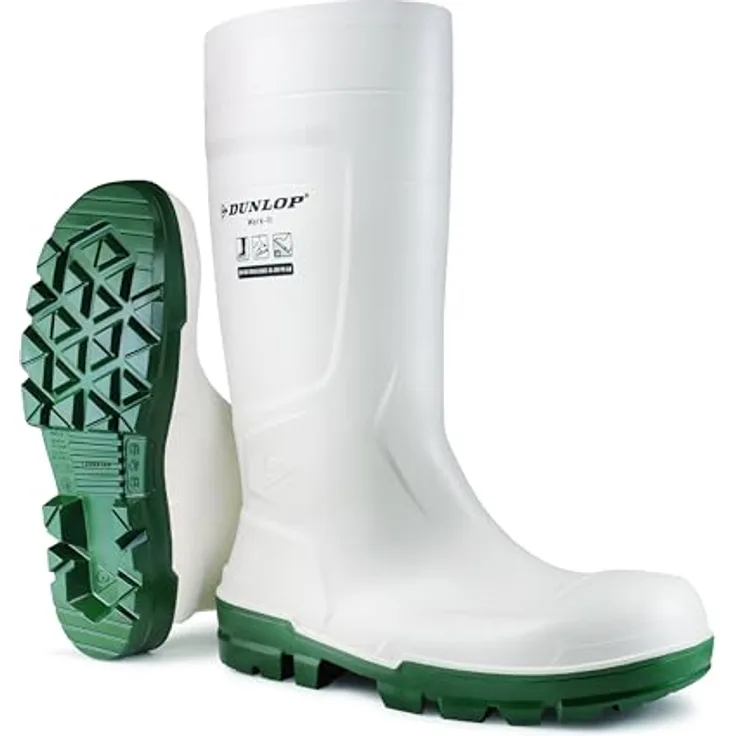 Dunlop Stiefel Work-It safety S4 weiß nach EN ISO 20345:2022 S4 SR FO LG Größe 49