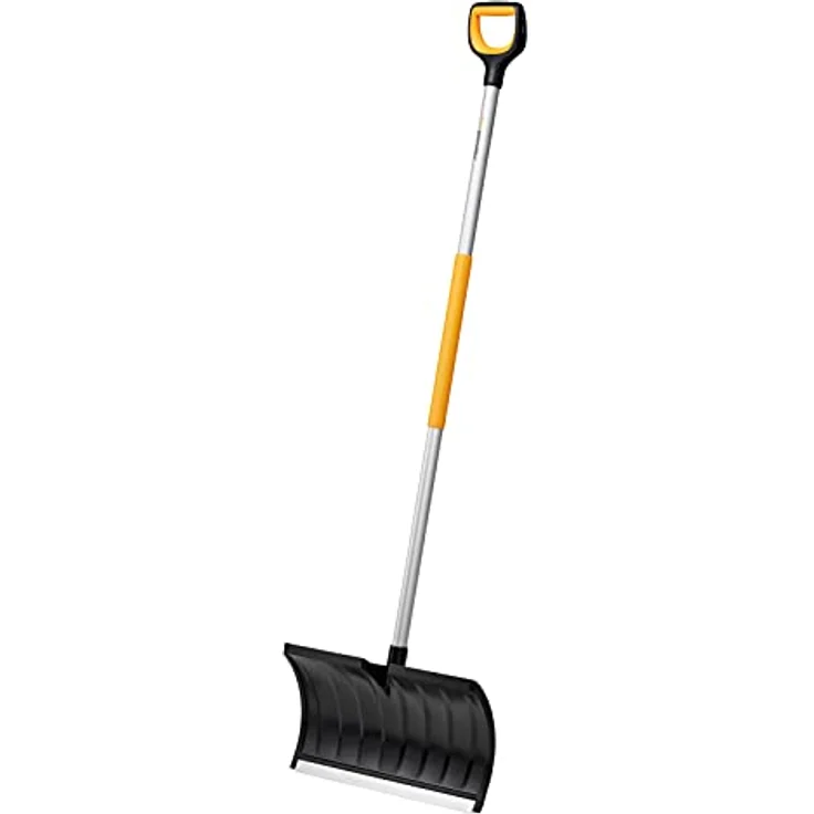 Fiskars X-series Schneeschieber, 53 cm Arbeitsbreite mit ergonomischem D-Griff und verstärktem Metallblatt – Bild 5