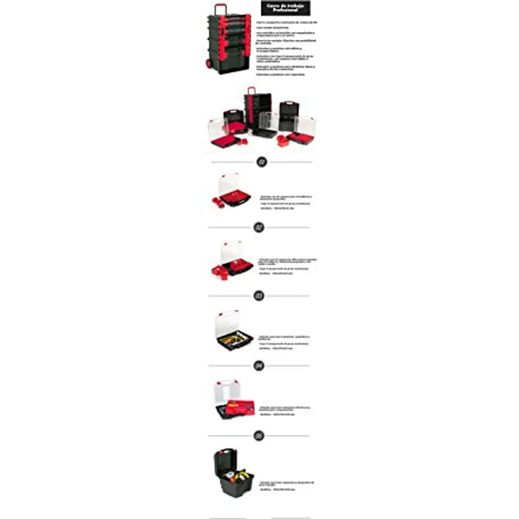TAYG 159008 Trail-Box Nr.59 PRO Werkzeugtrolley Nr. 59 500 x 410 x 770 mm – Bild 15
