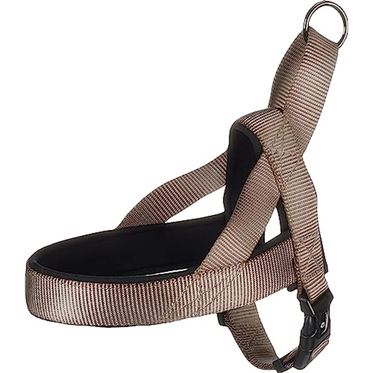 Flamingo Norweger-Geschirr Abbi, taupe, XS 35-42 cm, 20 mm Breite – Bild 2