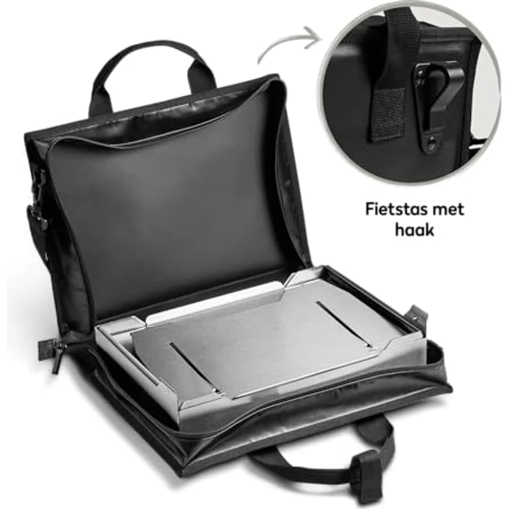 BURNHARD Camping Gasgrill Jones Jr. Edelstahl Klappgrill mit Deckel 1-Brenner 3,2 kW inkl. Transporttasche mit Rucksackfunktion und Multitool, Faltgrill ideal für Camping – Bild 5