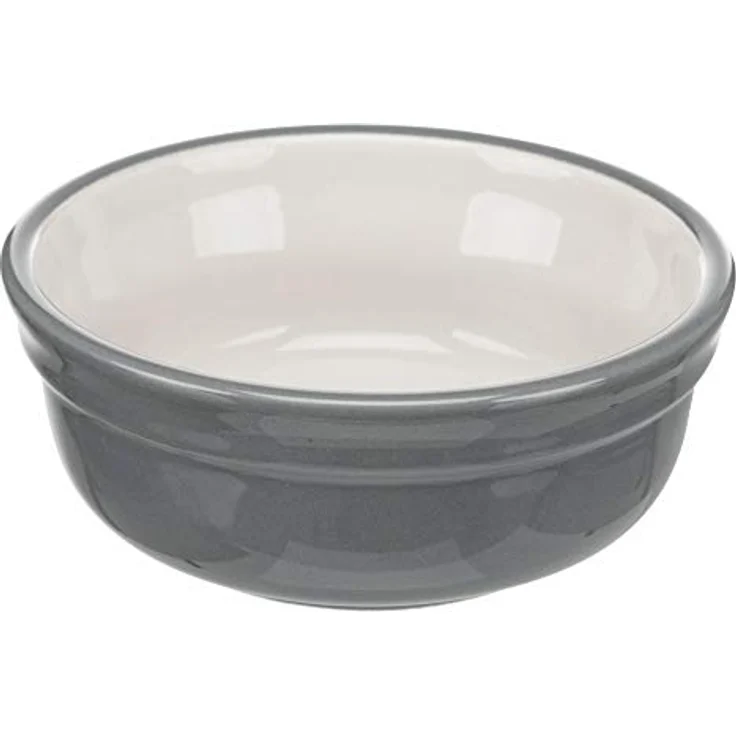 TRIXIE Eat on Feet Futternapf für Hunde, Petrolblau/Hellblau/Grau/Hellgrau, 2 × 1.6 L/ø20 cm - Preisvergleich – Bild 3