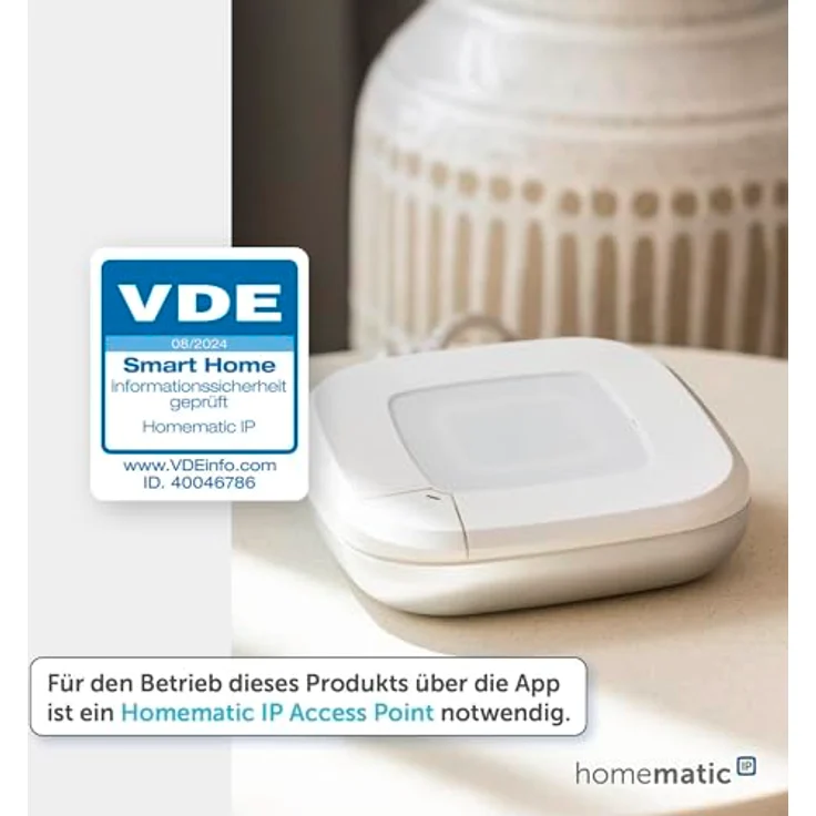 Homematic IP Erweiterungsset Heizen – Basic, digitaler Thermostat für Smart Home, Steuerung per App, kompatibel mit Alexa & Google Home, einfache Installation, energieeffizient – Bild 4