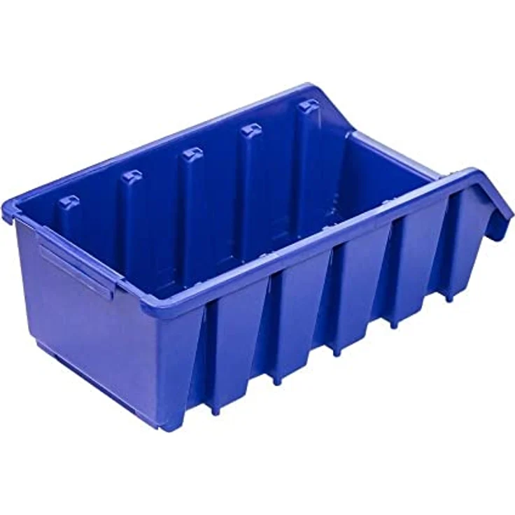 PROREGAL SuperSparSet 10x Sichtlagerbox 2L Blau | Stapelbare Sichtlagerbehälter aus bruchsicherem Polypropylen (PP) – Bild 4