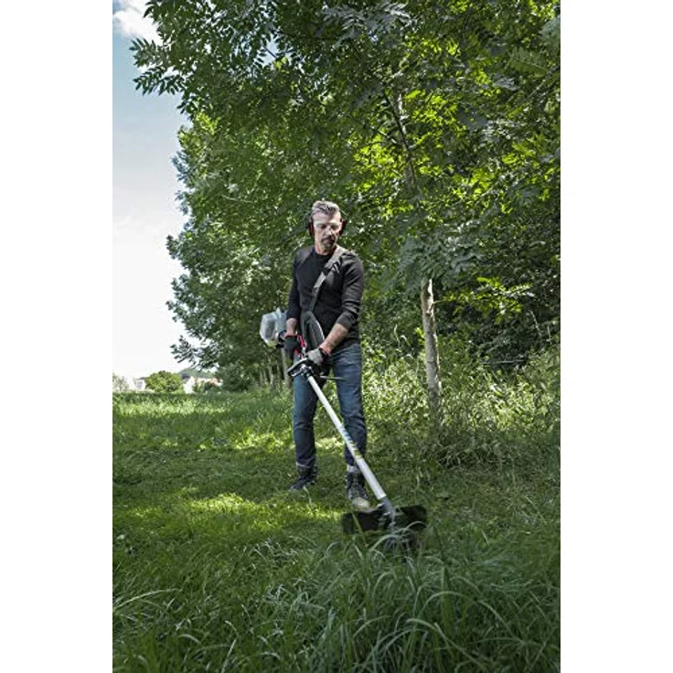 AL-KO Benzin-Motorsense BC 330 L, Arbeitsbreite Messer 25 cm & Faden 41 cm, 0.9 kW-32.6 ccm Motorleistung, 2-Takt Motor – Bild 3