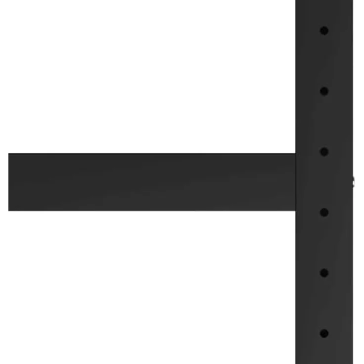 vidaXL Werkbankgestell Metall 120x57x79 cm Schwarz und Rot – Bild 4
