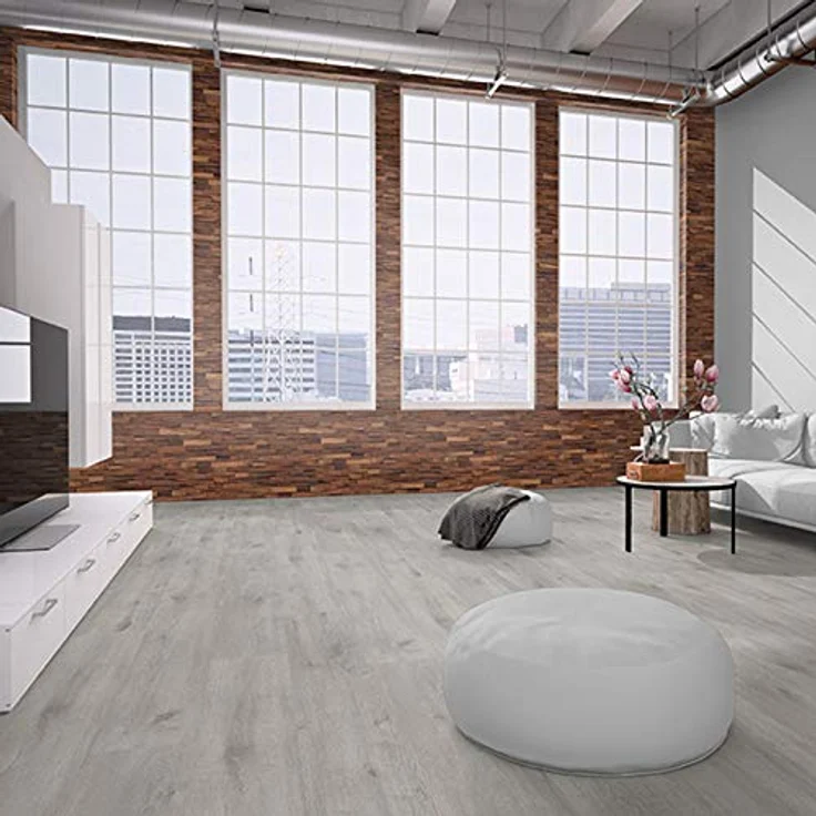 INDO 3D-Wandpaneele Holz Wandverkleidung FSC Axewood Coffee, natürliche Bangkirai-Holzstücke, Fläche 0,50 m² – Bild 2