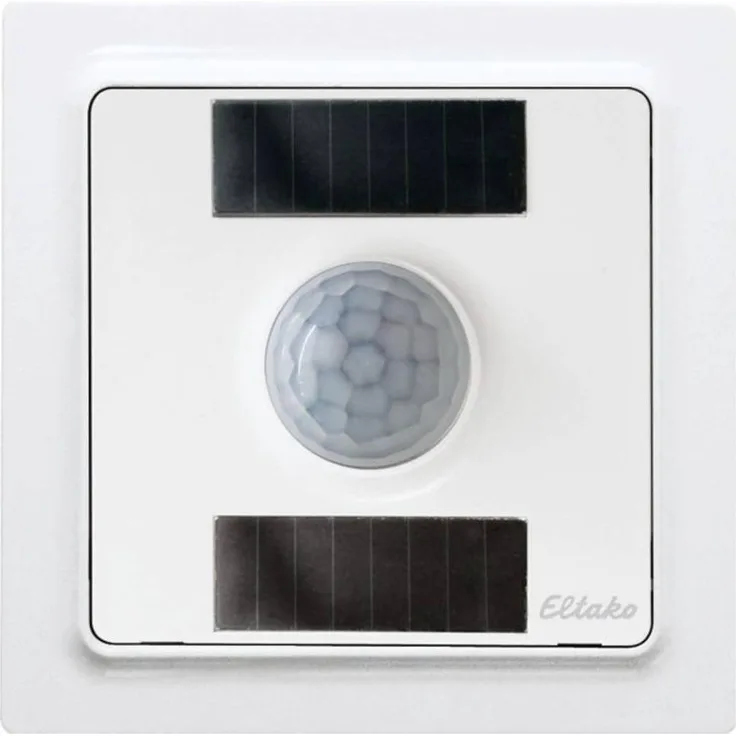 Eltako FBH55ESB-pg, Bewegungsmelder Aufputz mit Solarbetrieb, 30° Erfassungswinkel, kompatibel mit E-Design55
