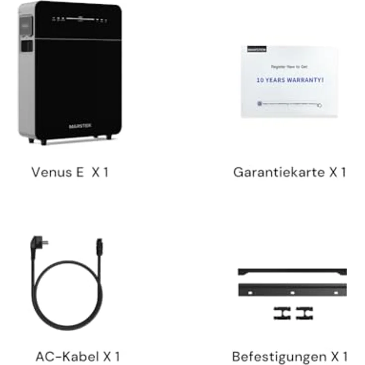 ZINNZGREEN Marstek Venus E 3.0 Balkonkraftwerk mit Speicher, 5.12kWh LFP, 2,5kW PV-Eingangsleistung, erweiterbar bis 15,36kWh, 6000 Ladezyklen, Plug&Play – Bild 5
