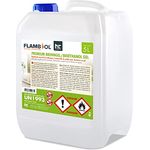 Höfer Chemie 5 L FLAMBIOL® Premium Brenngel für Brenngel Dekofeuer, Lampe und Kamine - Neue REZEPTUR DICKFLÜSSIGES Gel