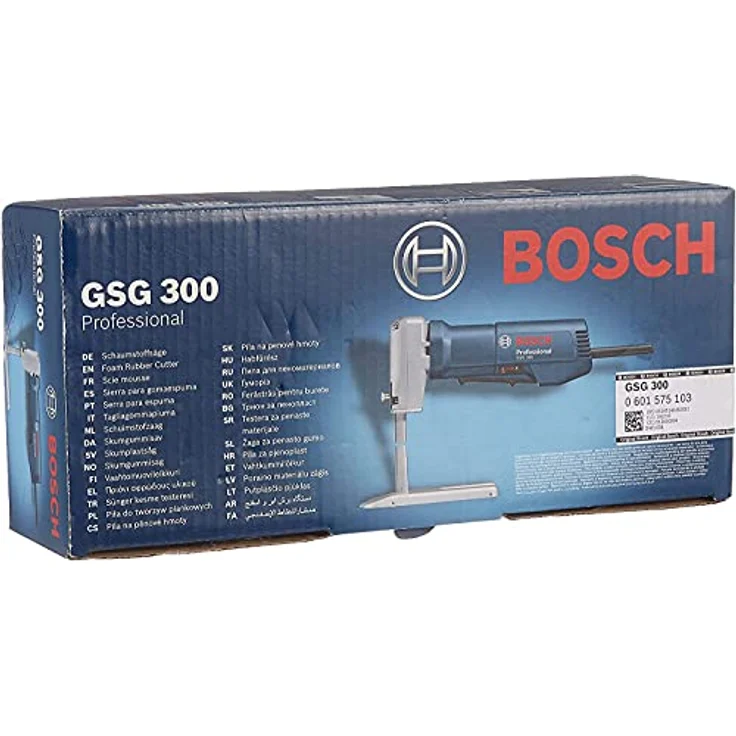 Bosch Professional Schaumstoffsäge GSG 300 (350 Watt, Schnitttiefe in Schaumstoff: 300 mm, inkl. Fußplatte, Schaber, im Karton) – Bild 3