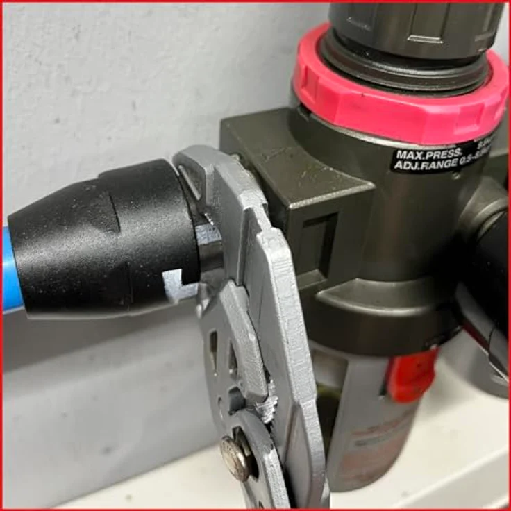 KS Tools 115.2301 Zangenschlüssel 180mm, mit Druckknopfverstellung und Sicherheitsklemmschutz, Chrom Vanadium – Bild 12