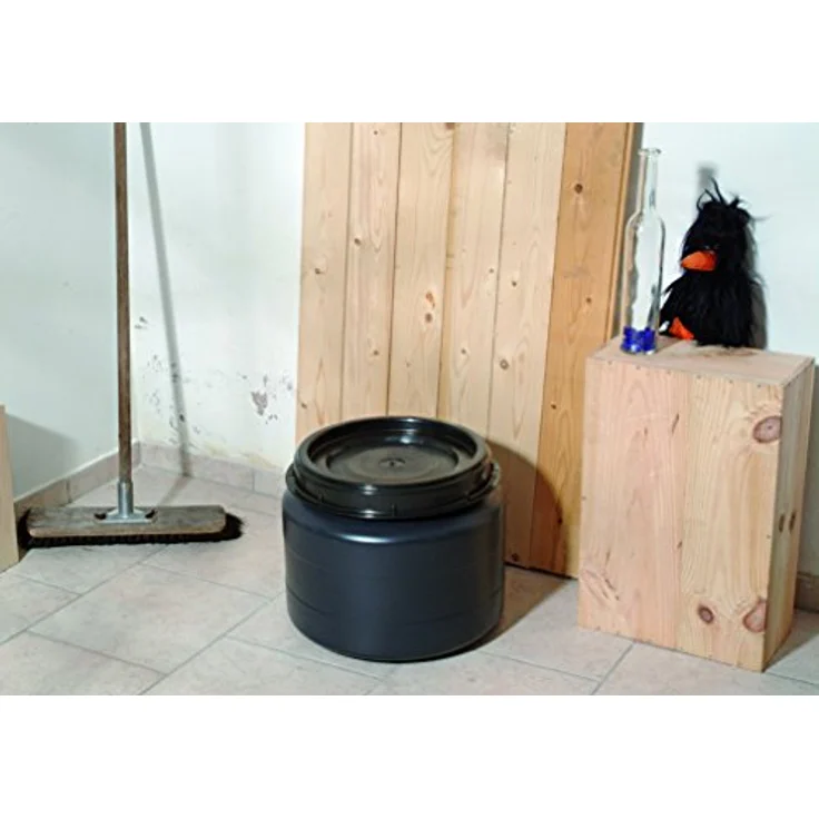 Floraworld 011085 maischefas-s classic 31 L, 31 Liters, Grau/Schwarz, 37 x 37 x 32 cm – Bild 3