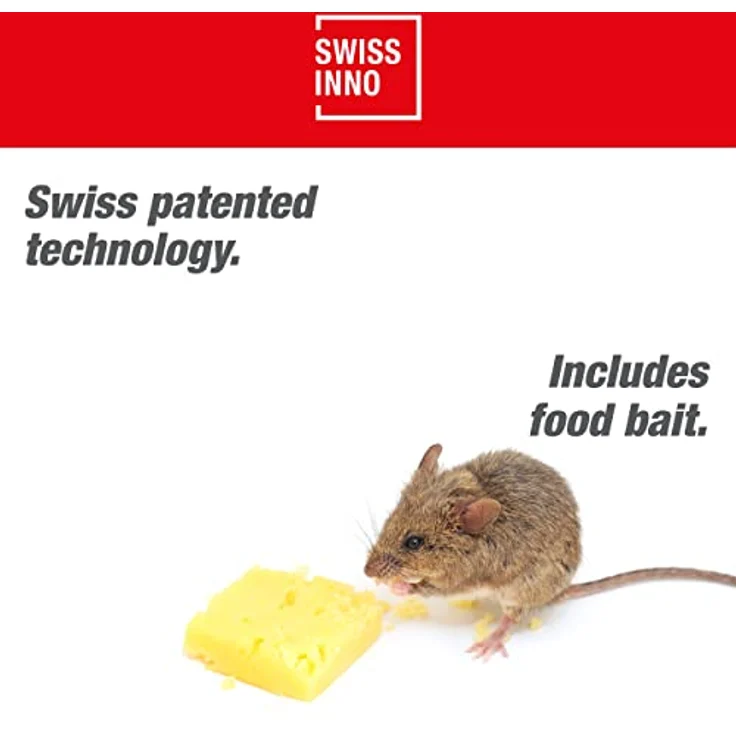 Swissinno SuperCat Mousehouse Lebendfalle Lockstoff 1St. – Bild 2