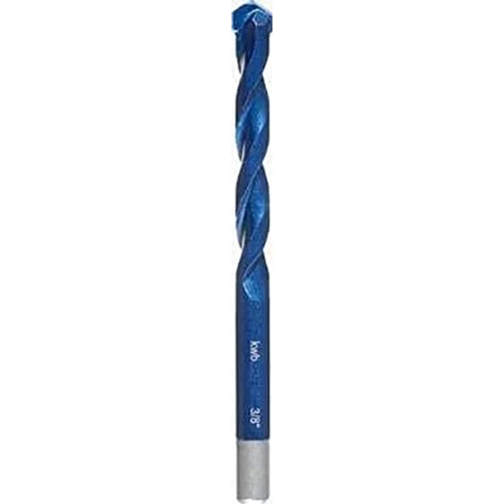 KWB Glas- und Fliesenbohrer, 8 mm mit Wolfram-Titan-Bohrspitze für Feinsteinzeug und Keramik, blau, 120 mm Gesamtlänge – Bild 2
