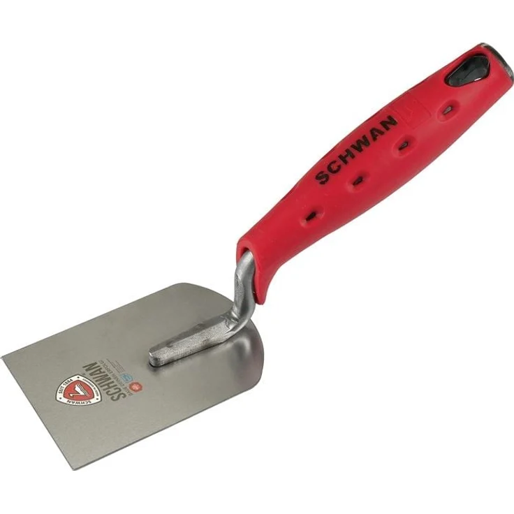 Schwan Stukkateurspachtel B.80mm, rostfrei mit Softgriff, VE: 10 Stück