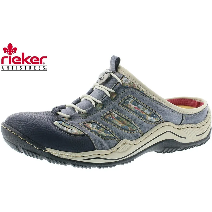Rieker L0555-16 Clog, Sicherheitssandalen in Blau, Größe 36 - Preisvergleich