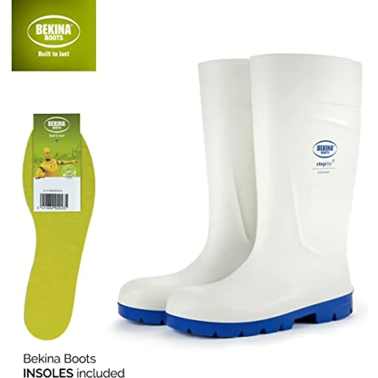 Bekina Steplite EasyGrip S4 Sicherheitsschuh, weiß/blau, Stahlkappe, öl- und säurebeständig, hitzebeständig bis 90°C, Größe 40 – Bild 4
