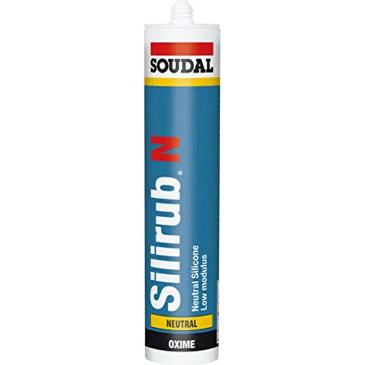 Soudal Neutralsilikon Silirub N, transparent, 300 ml, Original Soudal Qualität