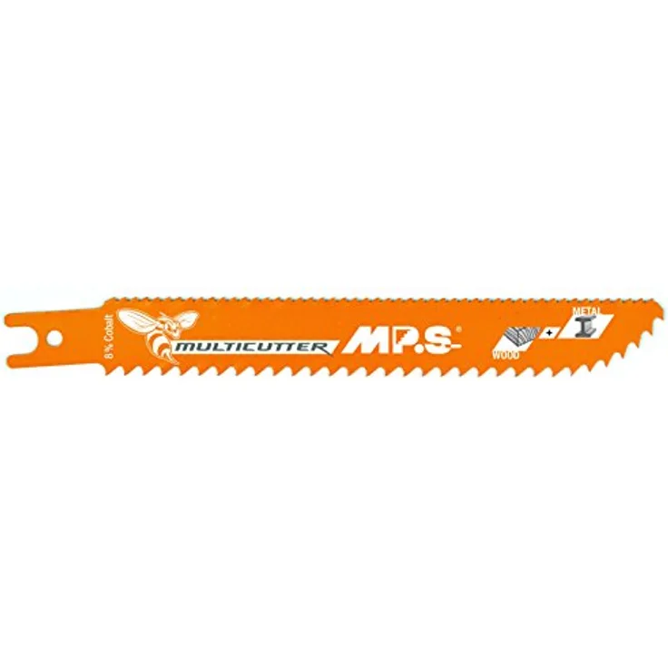 MPS Säbelsägenblätter 4703 Multicutter, 2 Stück für Holz, Metall und Kunststoff, 150/130 x 0,9 mm