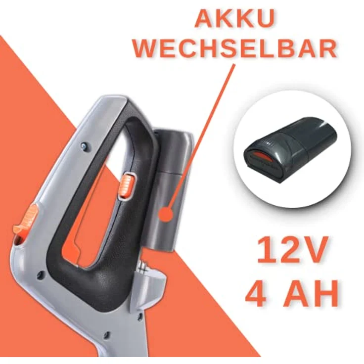 Yardforce Akku Rasenmäher 12 Volt | inkl. Trimmer und Akku 4.0 Ah – Bild 4