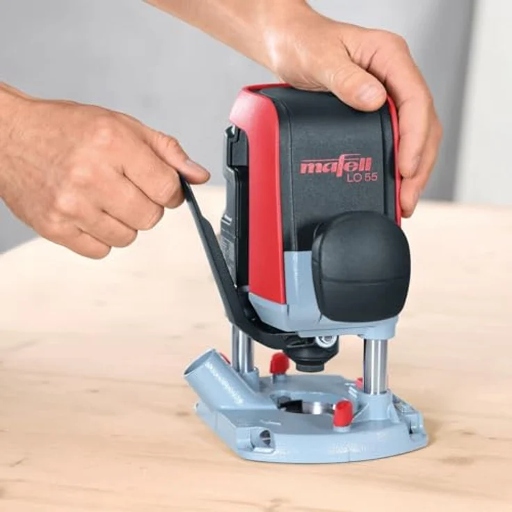 Mafell LO 55 MAX3, Oberfräse mit Zubehör und Fräser-Set, optimal ausbalanciert, 230 V, 3,1 kg – Bild 4