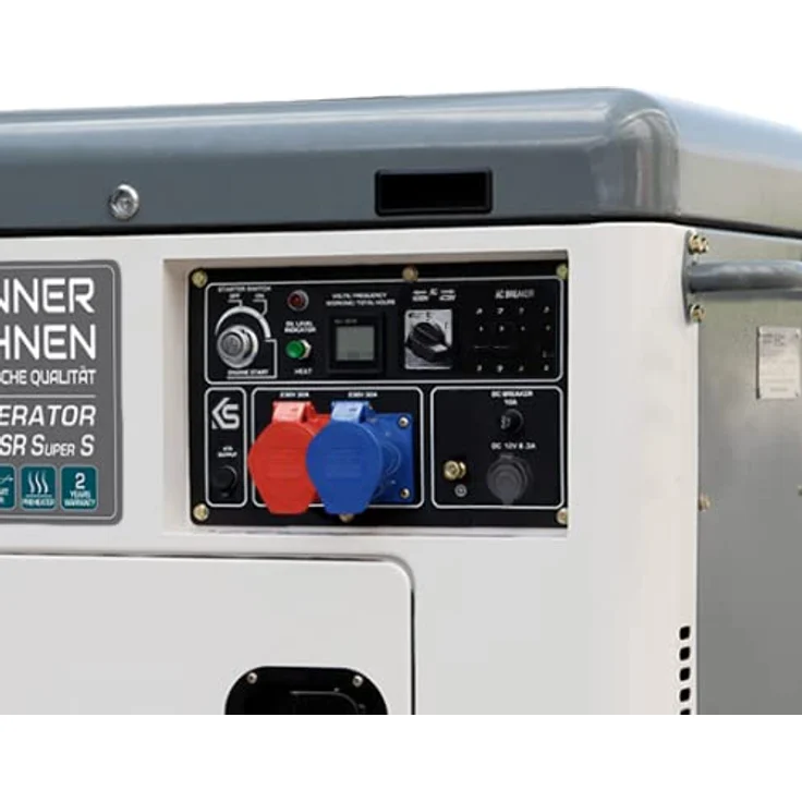Könner & Söhnen Diesel-Generator KS 9300DE-1/3 ATSR EUROV, Notstromquelle für Privathaushalte und Kleinunternehmen – Bild 6