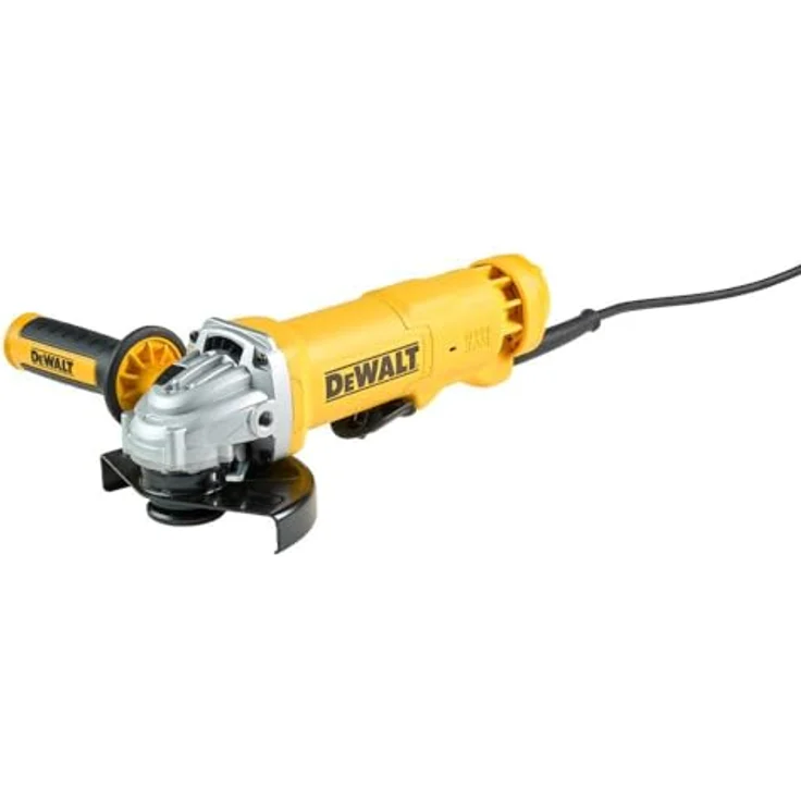 DeWalt DWE4233-QS Schleifer Ø 125 mm, 1400 W, Kabelpaddelschalter, Leerlaufdrehzahl 11500 U - min, M14, Vibrationsschutz und Seitengriff mit mehreren Positionen Winkelschleifer – Bild 2