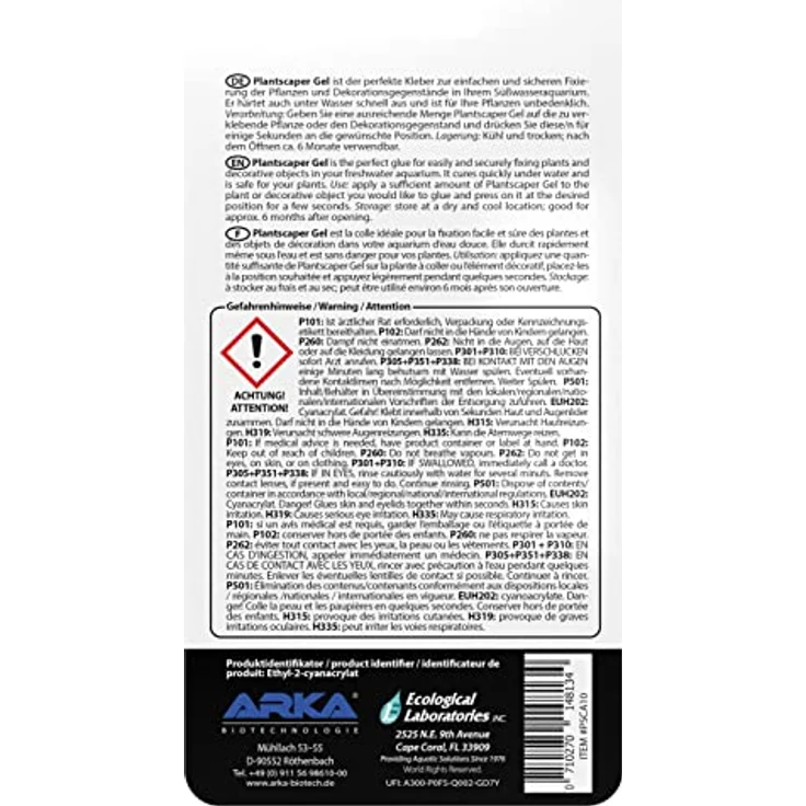 MICROBE-LIFT Plantscaper - 2x3 g Gel - Pflanzenkleber für Aquascaping, schnell & ergiebig, ideal zum Befestigen von Pflanzen, Moosen & Wurzeln in Süßwasseraquarien – Bild 2