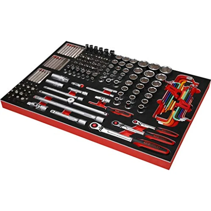 KS Tools Performanceplus Werkstattwagen-Satz P15 mit 241 Werkzeugen für 4 Schubladen – Bild 6