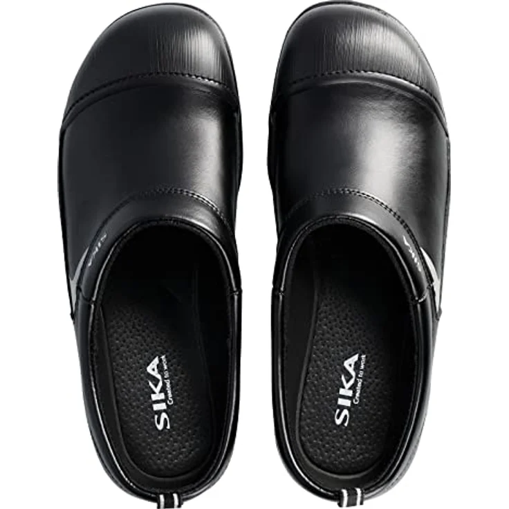 Sika 101 Superclog S3 Sicherheitsschuhe, Clogs mit Aluminium-Schutzzehenkappe, schwarz, Größe 44 – Bild 5