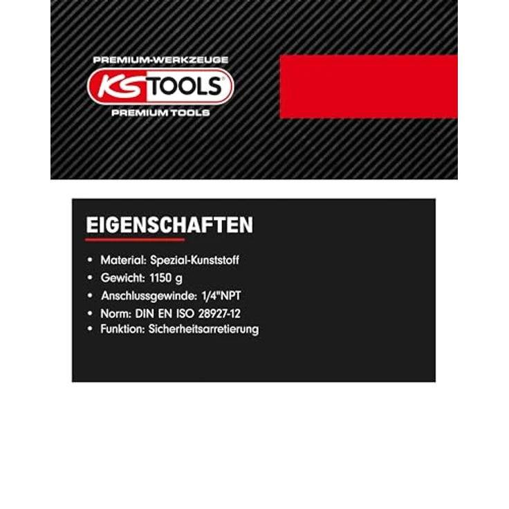 KSTOOLS Langschaft-Druckluft-Stabschleifer, 23.000 U/min, pneumatisch mit ergonomischem Design und stufenloser Geschwindigkeitsregulierung – Bild 3