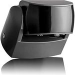 SEBSON® Bewegungsmelder Aussen - 2er Set - IP65 Aufputz, LED geeignet, programmierbar, Infrarot Sensor 12m / 180° - 3m / 360° (2 Sensoren), Wand Montage schwenkbar, 3-Draht