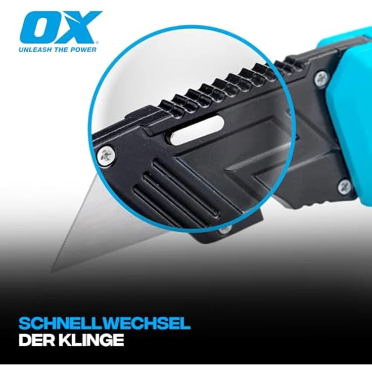 OTTO OX TOOLS OX-P224301 PRO, robustes Klappmesser mit ultra-scharfen Stahlklingen, inkl. 3 Ersatzklingen – Bild 4