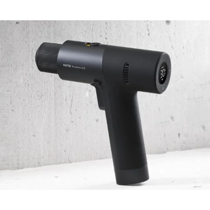 HOTO 12 V Schlagbohrmaschine, Akku-Bohrmaschine mit bürstenlosem Motor, 30 Nm Drehmoment, 30 Stufen, 2000-mAh-Akku und umfassendem Bohrerset – Bild 2